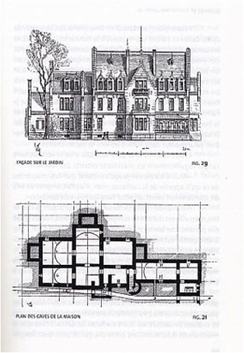 Maison de Paul dans <em>Histoire d'une maison</em>, par Viollet-le-Duc, 1873