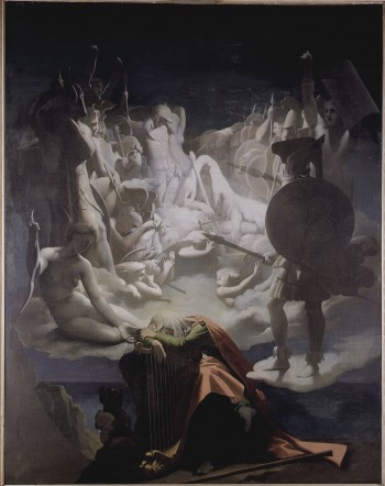 J.A.D. Ingres, <em>Le songe d'Ossian</em>, huile sur toile, 1813, musée Ingres, Montauban