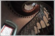 L'escalier à vis mauresque, tourelle Sud du château d'Abbadia - Crédit : Photoclub d'Hendaye/Benat Bayle
