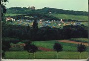 Le camping d'Azkubia, au Sud du château, dans les années 1950 - Crédit : fonds privé, droits réservés