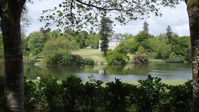 Le parc de Trohanet, par les frères Bühler, 1892, Langolen (Bretagne) - Crédit : Ouest France