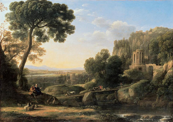 Claude Gellée, dit Le Lorrain, Paysage pastoral, Huile sur toile, musée de Grenoble - Crédit : Musée de Grenoble